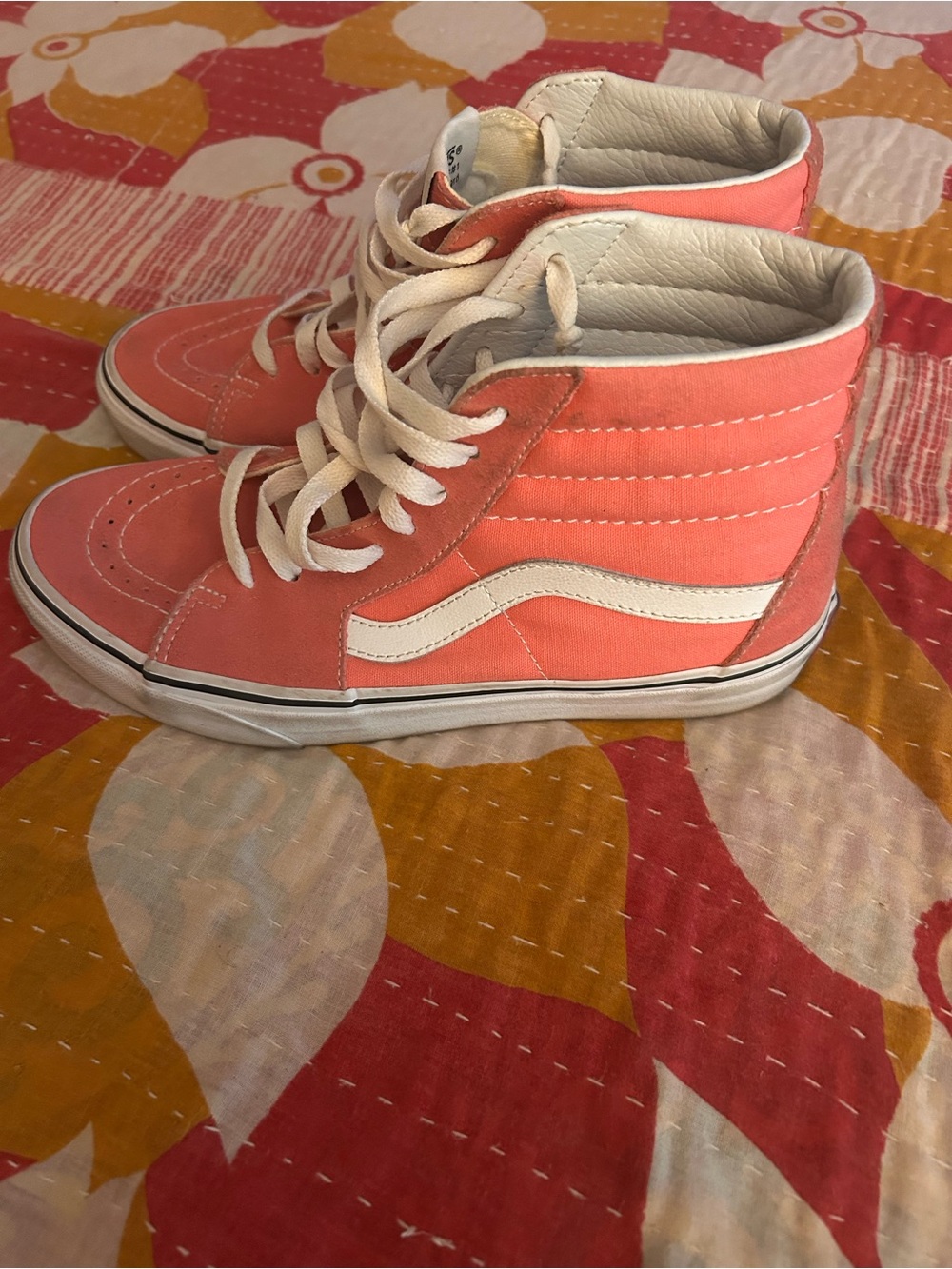 Vans Strawberry Pink Sk8-Hi Women’s High-Top Sneakers. Size 8.5 - Picture 11 of 13